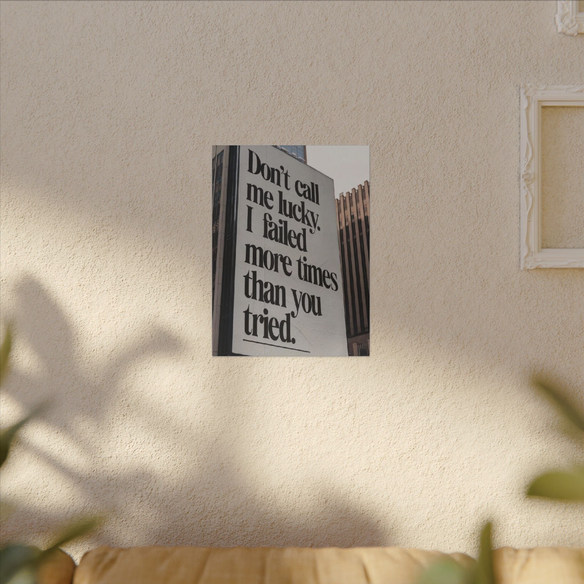 Don't Call Me Lucky Frame