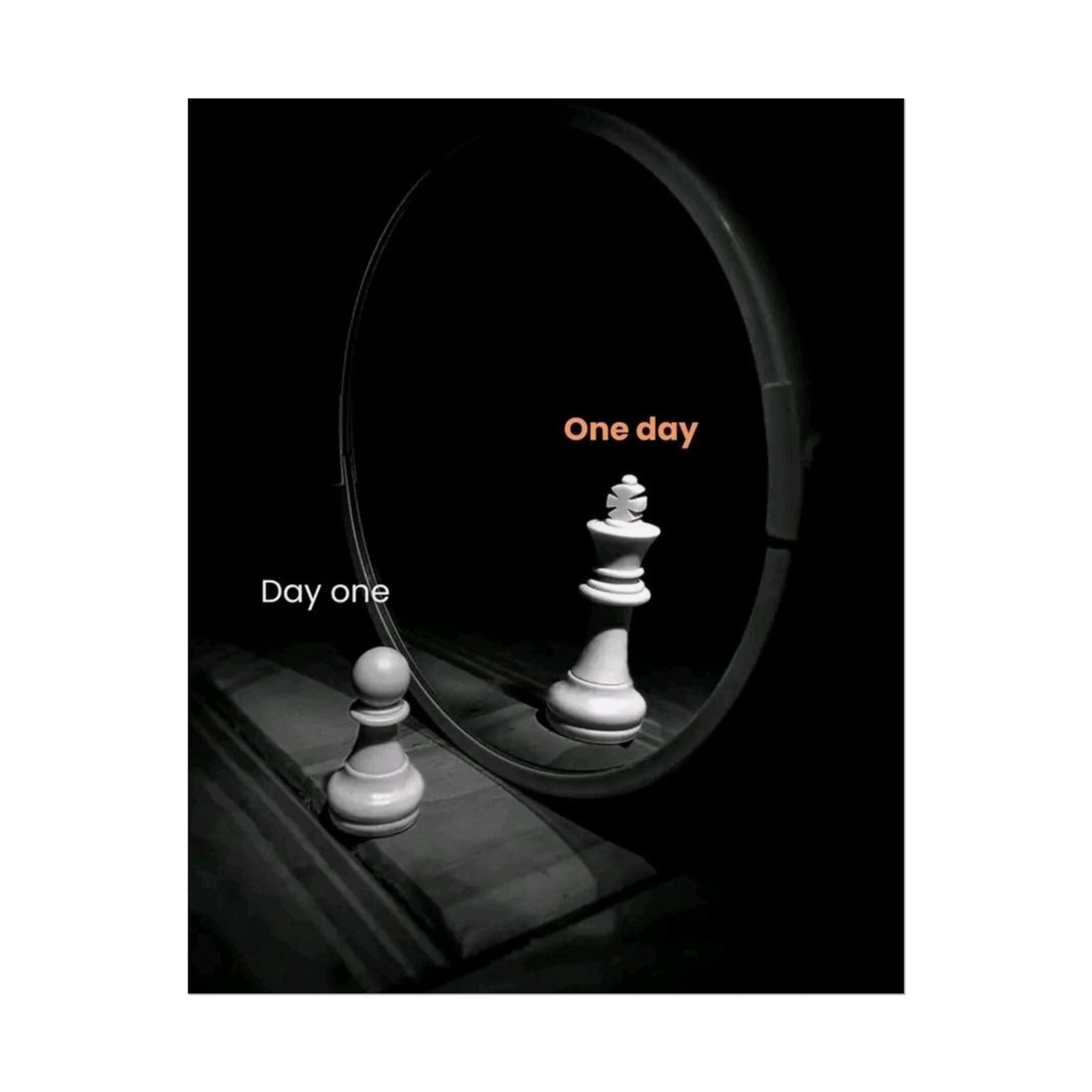Day One or One Day Poster