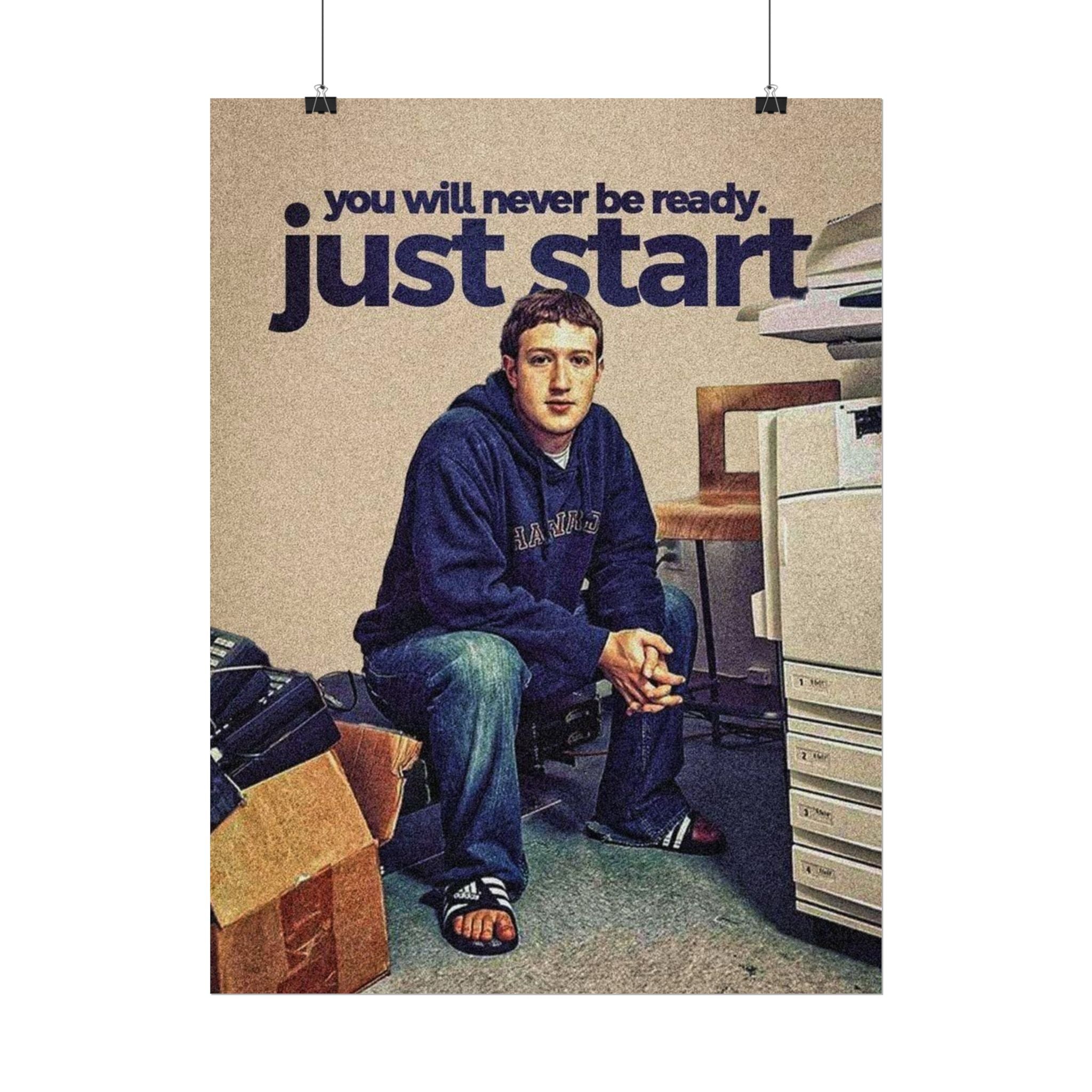 Just Start Poster