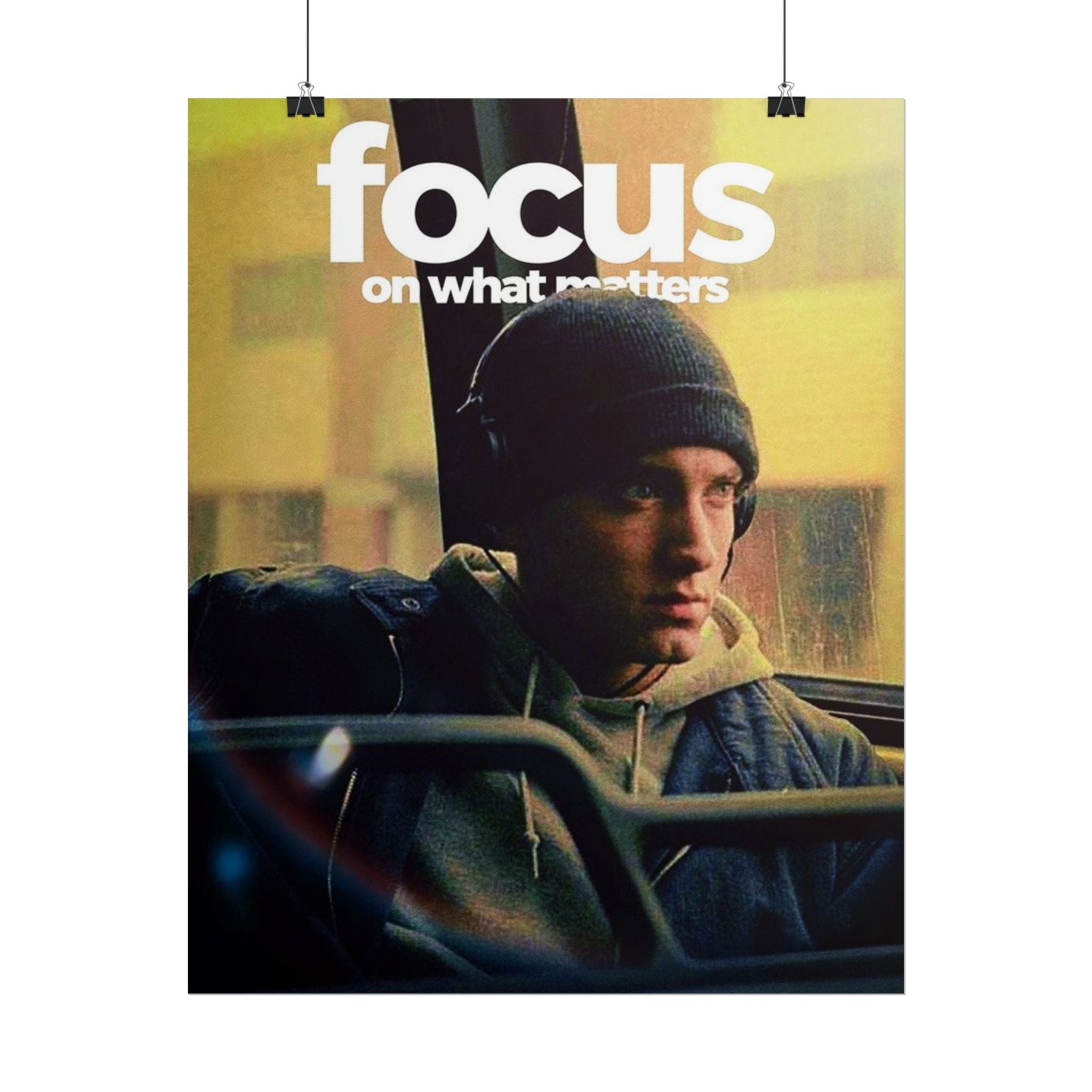Focus On What Matters Poster