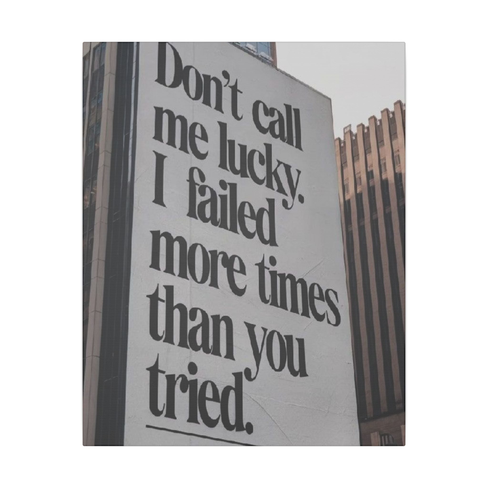 Don't Call Me Lucky Frame