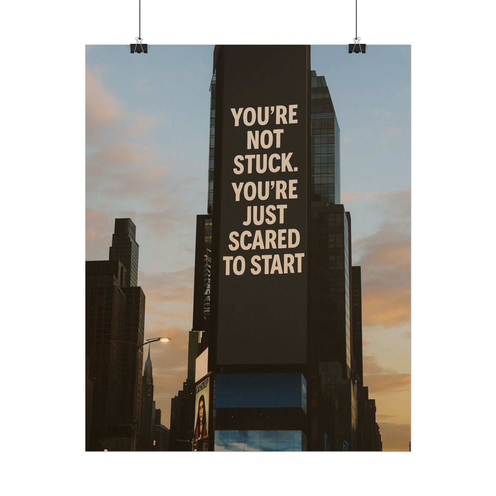 You're Not Stuck Poster
