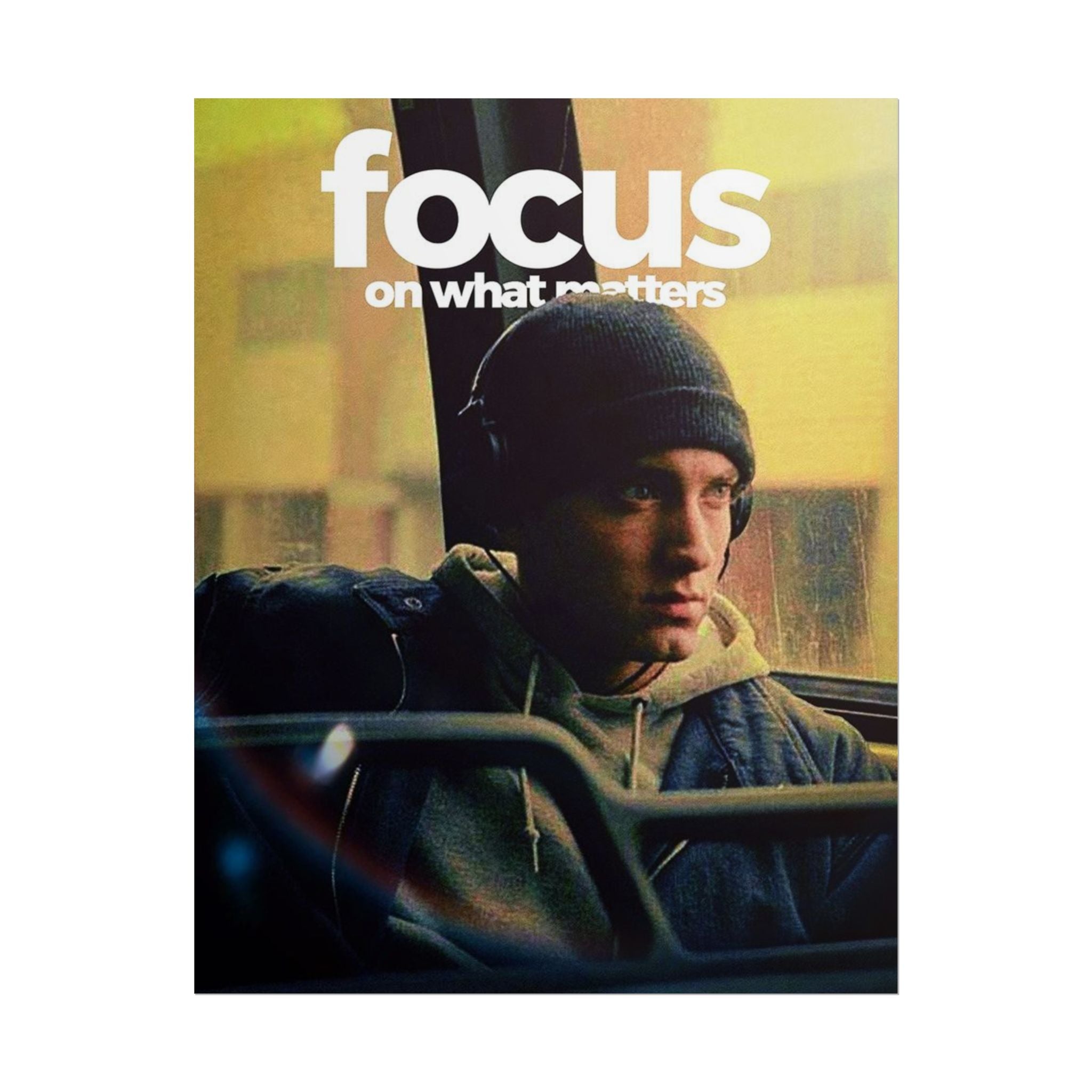 Focus On What Matters Poster